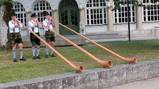 Alpenhorn concert at Alpensee Germany [upl. by Garibald]