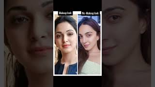 bollywood famous actresses makeup versus without makeup lookwho is your favourite actress [upl. by Ennaeiluj]