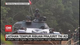 Latihan Tempur Ribuan Prajurit TNI AD [upl. by Olzsal260]