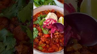 THE ONE with the chili sin carne 🔥 veganrecipes veganchili [upl. by Gittle278]