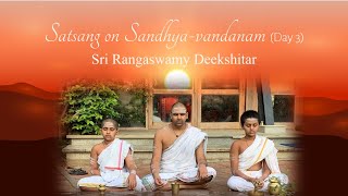 Sandhyavandana  Sri Rangaswamy Deekshitar  Rishikesh Jnana Yajna 2023 [upl. by Enaasiali]