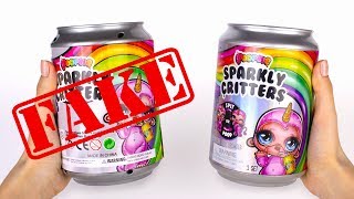 Fałszywka czy oryginał  Poopsie Slime Surprise Sparkly Critters  Jak dostrzec fałszywkę [upl. by Kisung]