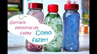 Garrafa sensorial da calma como fazer e como funciona [upl. by Solis234]