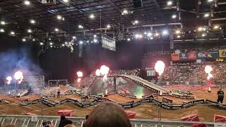 Arenacross 2023 UK tour Aberdeen freestyle mx [upl. by Ihskaneem]