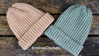 EASIEST Crochet Beanie Ever  Beginner Friendly Pattern [upl. by Aihsiym]