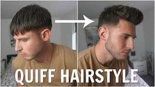 HOW I STYLE MY HAIR  Mens Easy Quiff Hairstyle For Summer 2020 [upl. by Horbal198]