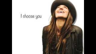 I Choose You Sara Bareilles  Lyric Video [upl. by Anialram]