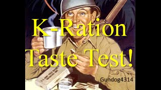 WW2 KRation Dinner Taste Test Reproduction [upl. by Consuelo]