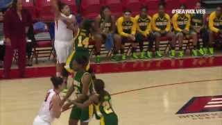 Stony Brook Womens Basketball vs Norfolk State Dec 29th 2014 [upl. by Bokaj705]