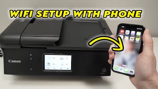 How to Connect Phone to Canon Pixma TR8620a amp TR8622 Printer [upl. by Pedroza]