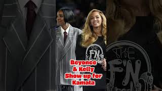 Beyoncé amp Kelly Rowland Endorse Kamala Harris in Houston 🌟🇺🇸 [upl. by Alick31]