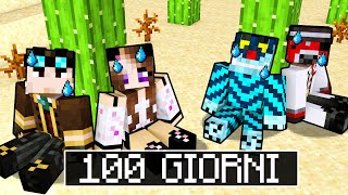 100 GIORNI IN MEZZO AL DESERTO SU MINECRAFT [upl. by Annonyw]