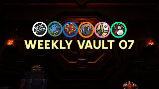 All healing class vaults  Weekly Vault 07 [upl. by Hayse560]