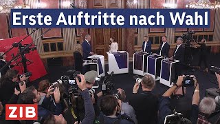 Reaktionen auf das Ergebnis der Nationalratswahl [upl. by Nyleimaj]