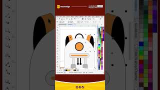 BAYANGAN DAN HIGHLIGHT SENTUHAN YANG BIKIN LOGO MENGGODA  PART 9 shorts coreldraw [upl. by Iramaj]