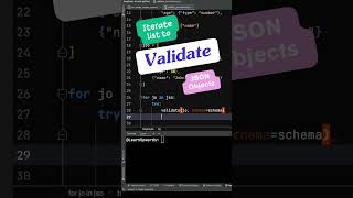 JSON schema validation in Python [upl. by Risley]