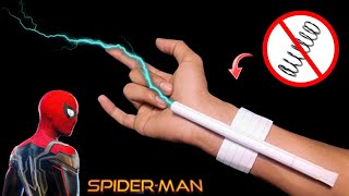 HOW TO MAKE SPIDER MAN WEB SHOOTER WITH PAPER  WEB SHOOTER WITH PAPER [upl. by Inahteb]