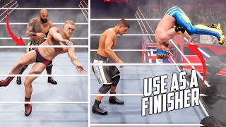 30 Moves You Should Use As Your Finisher in WWE 2K24 [upl. by Innek]