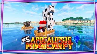 100 dias en APOCALIPSISMINECRAFT Vacas CENUTRIA y HORDA ZOMBIE 5 [upl. by Hafirahs]