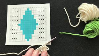 How To Knit a CheckPatchwork Pattern  Quick amp Easy Intro to Intarsia Knitting [upl. by Pierre233]