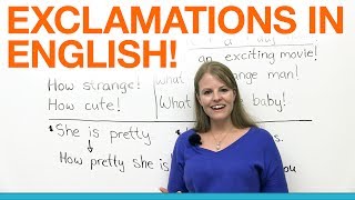 Exclamations in English [upl. by Kudva]