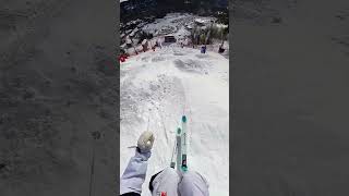 GoPro  World Cup Mogul Skiers POV 🎬 Rasmus Stegfeldt Shorts Skiing [upl. by Dorree289]