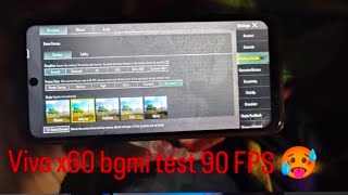 vivo x60 bgmi test 90 fps 2024 price12k 🥵 [upl. by Areht898]