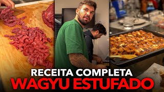 COMO ESTUFAR CARNE WAGYU Receita Completa  Chef Lucas Fernandes [upl. by Lorita]