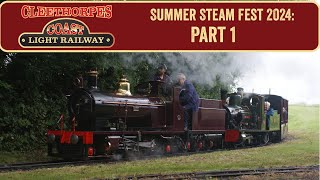 Summer Steam Fest 2024 Part 1  Cleethorpes Coast Light Railway [upl. by Anilam]