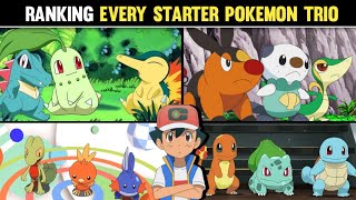 Top 8 Strongest Starter TrioRanking Every Starter Trio From worst to BestStarter Trio Ranked [upl. by Agn]