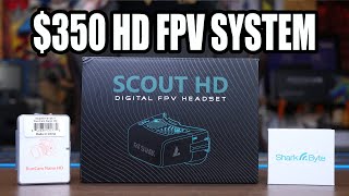 FAT SHARK SCOUT HD FPV GOGGLES REVIEW  HD FPV SYSTEM FOR 350 [upl. by Zeena394]