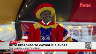 President Ruto responds to clergy’s criticism [upl. by Claudette409]