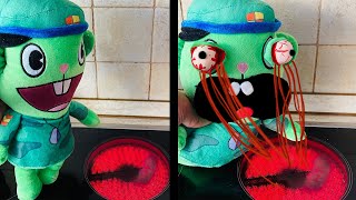 HAPPY TREE FRIENDS WITH PLUSH TOY COMPILATION FLIPPY DEATHS Pt2 [upl. by Ariaz94]