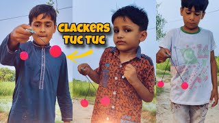 Clackers TUC TUC Game  how to play clackers tak tak  Clackers toy ball  1970s Clackers [upl. by Adriena]