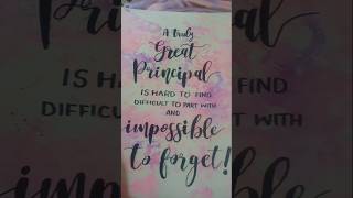 ✨ Principal Day Card ✨  Everything diy  youtubeshorts [upl. by Godiva]