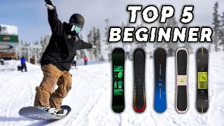 Top 5 Beginner Snowboards 2024  Board Archive [upl. by Naid]