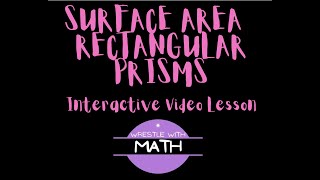 Surface Area of a Rectangular Prism [upl. by Neehar]