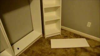 Ikea Project  Billy Bookcase Part 1 [upl. by Raseac460]