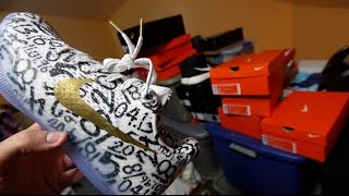 MY BROTHERS ENTIRE SNEAKER COLLECTION [upl. by Hennahane]