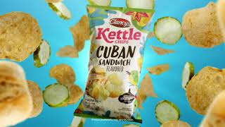 Clancys Cuban Sandwich Flavored Kettle Chips  ALDI US [upl. by Hilton]