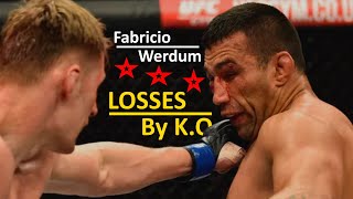 Fabricio Werdum LOSSES by KOTKO in MMA Fights  GO SLEEP HORSE [upl. by Lucic708]