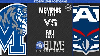 Tigers Live Post Game Memphis vs FAU [upl. by Tlevesoor]