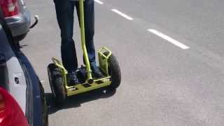 Runner11  DIY Segway clone Wheelie home made [upl. by Allana]