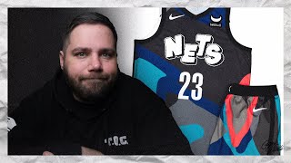 Graphic Designer Reacts  Brooklyn Nets 2324 quotCity Editionquot [upl. by Euqnomod]