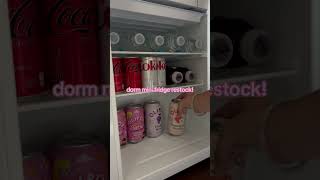 a college girl’s necessities🩷 college fridge restock dorm [upl. by Nelyt]