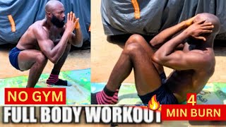 No Gym Full Body Workout—No Equipment [upl. by Eldin419]