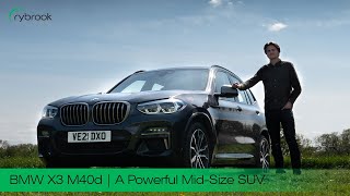 BMW X3 M40d  A Powerful MidSize SUV [upl. by Arbmat]