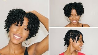 EASY DEFINED Braid Out Tutorial for Short Natural Hair [upl. by Vasiliki588]