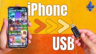 Augmenter le stockage de votre iPhone avec une simple Clé USB 🔥📲 [upl. by Britte464]