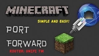 How to Portfoward Your Minecraft Server Unifi TM [upl. by Rabah]